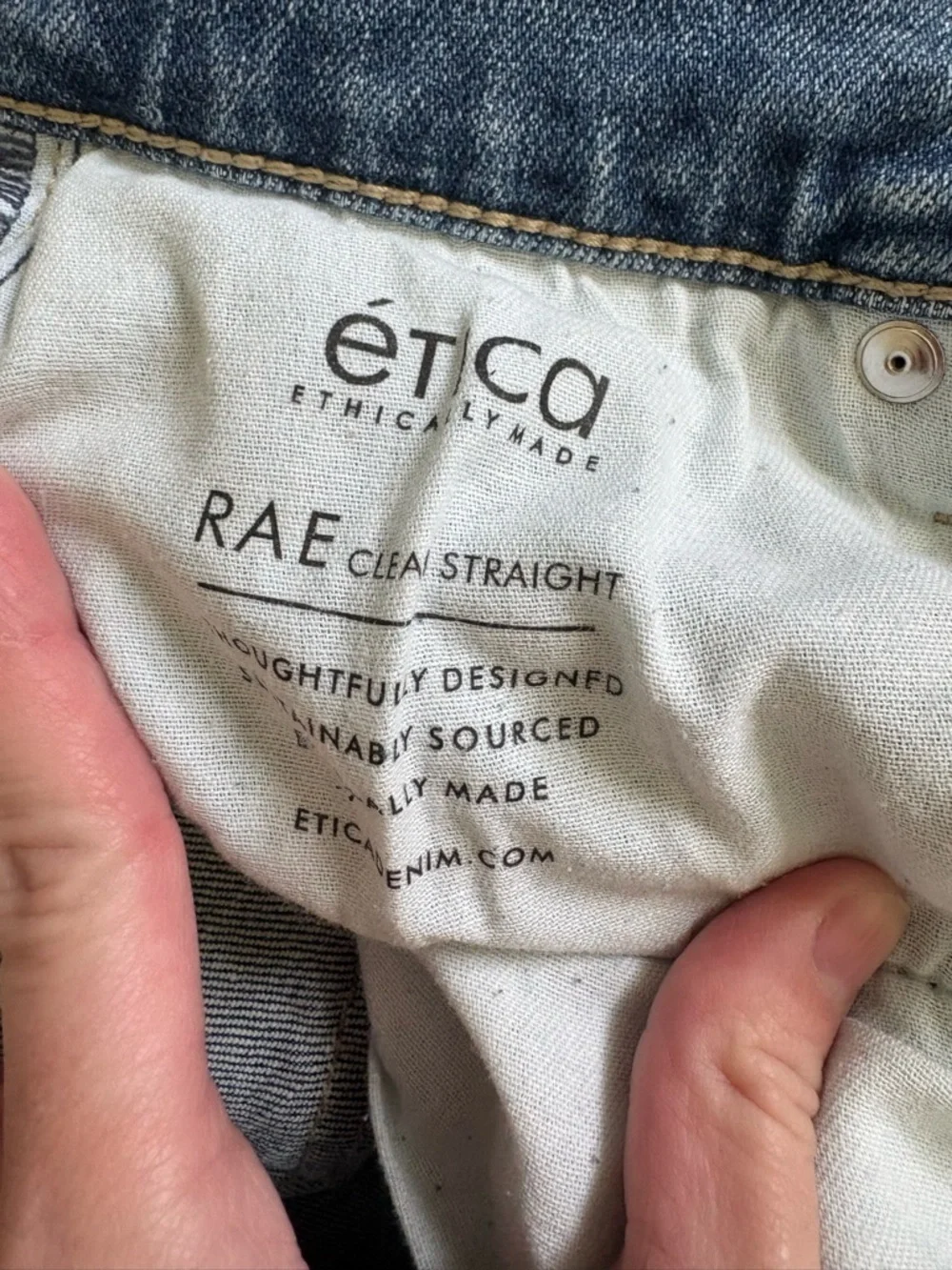 Rae Clean Straight Etica jeans - Picture 6 of 8